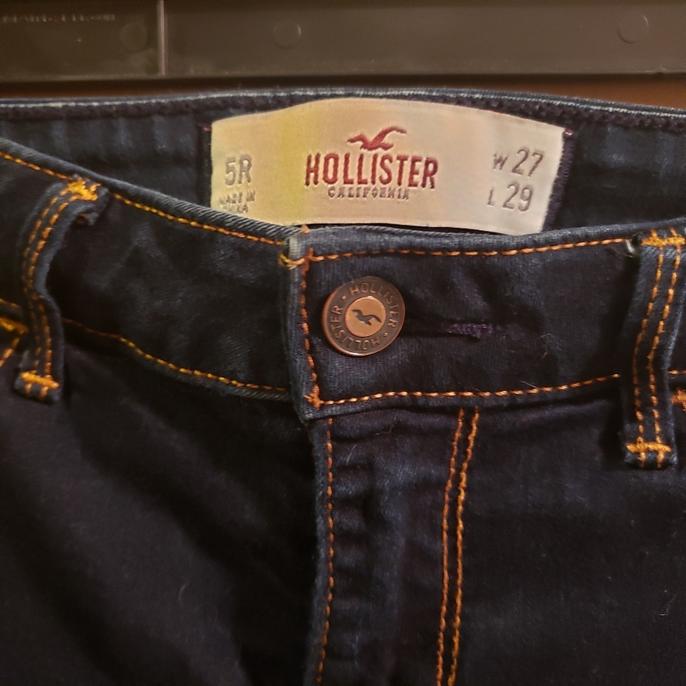 Hollister 5S 27 x 29 Mid Rise Jegging Ankle Dark